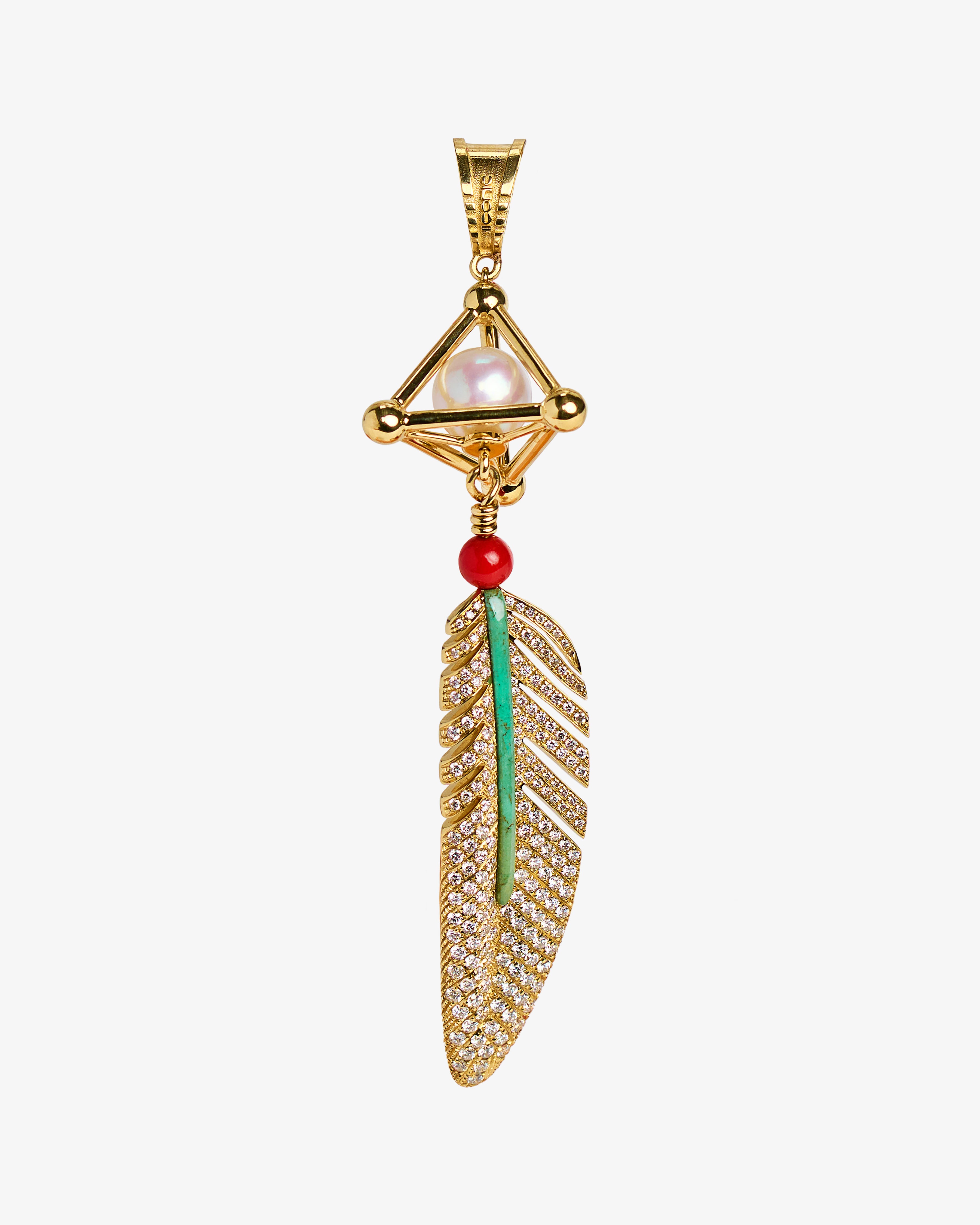 WISDOM FEATHER PENDANT