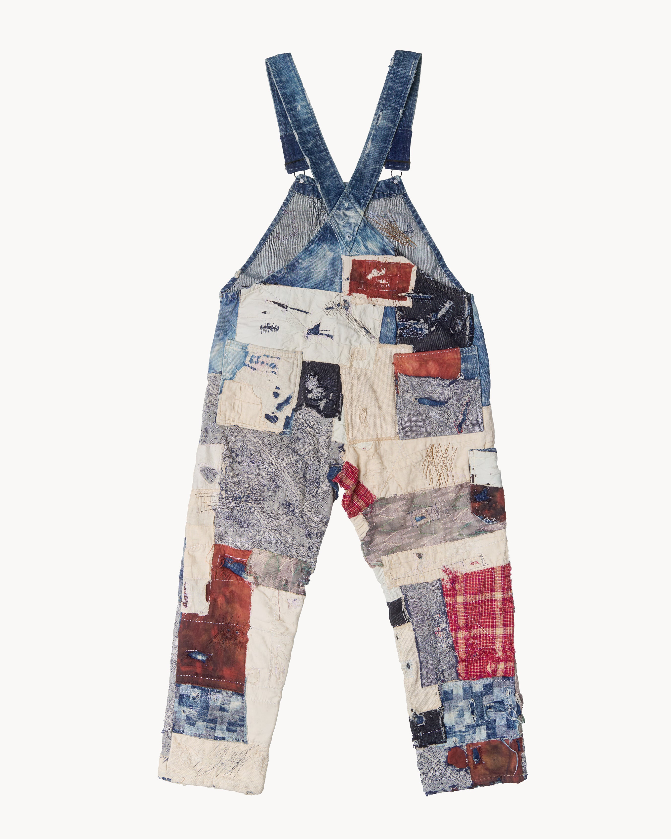 BOHO PATCHWORK OVERALLS