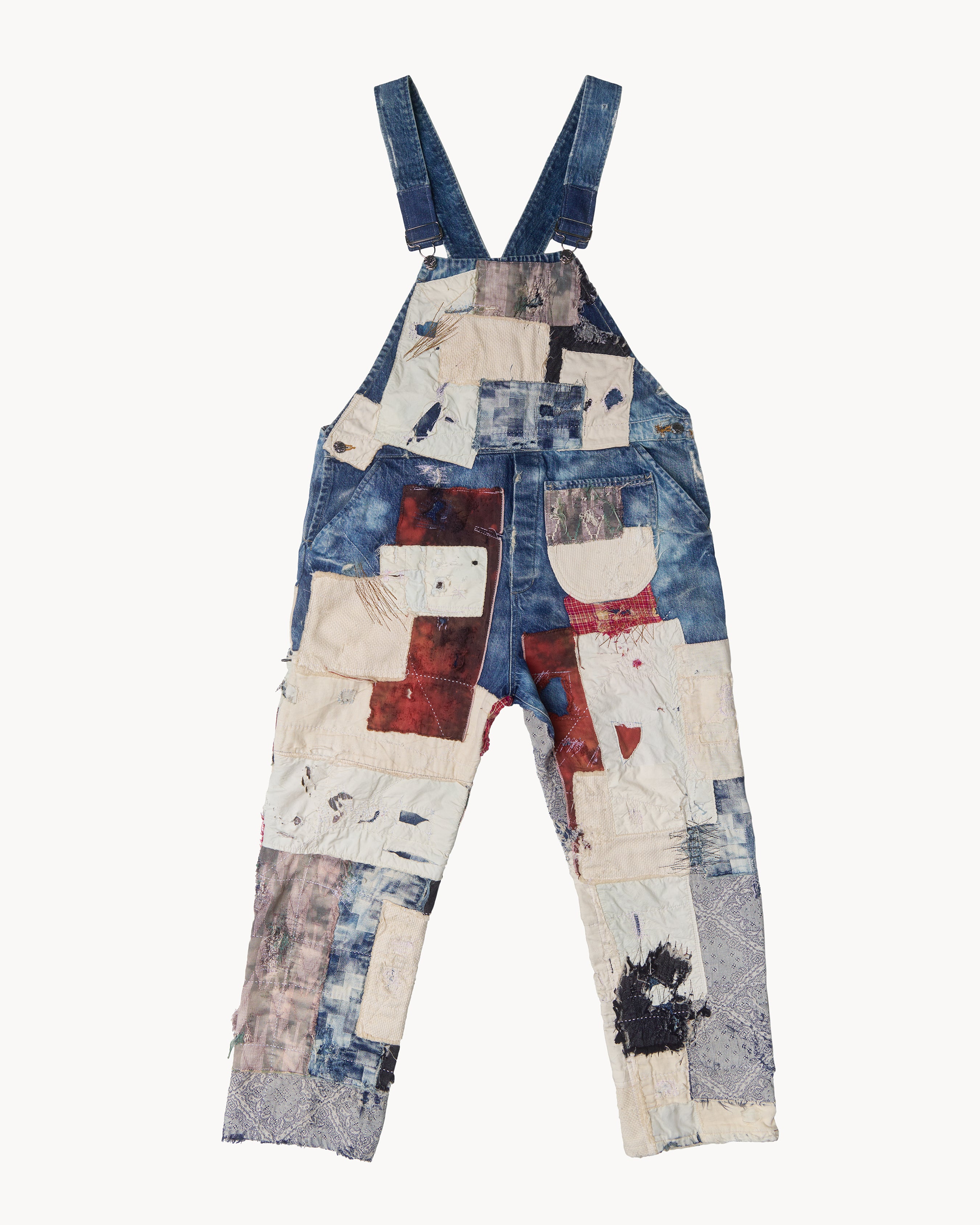 BOHO PATCHWORK OVERALLS